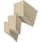 Ekena Millwork 7 3/4W x 7 3/4H x 1/4T Wood Hobby Boards, Birch, 25PK HBW08X08X250DBI - alternate 5